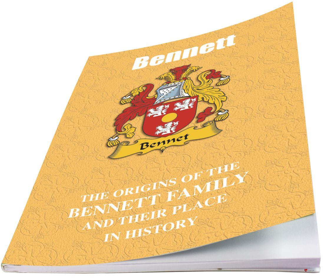 Bennett English Ancestry Family History Booklet with Amazing Facts of this Famous Name