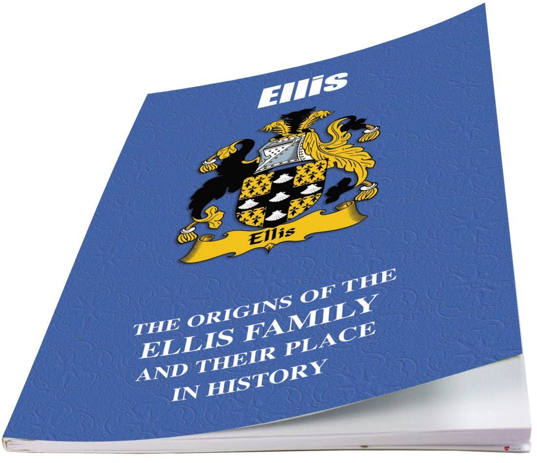 Ellis English Ancestry Family History Booklet with Amazing Facts of this Famous Name