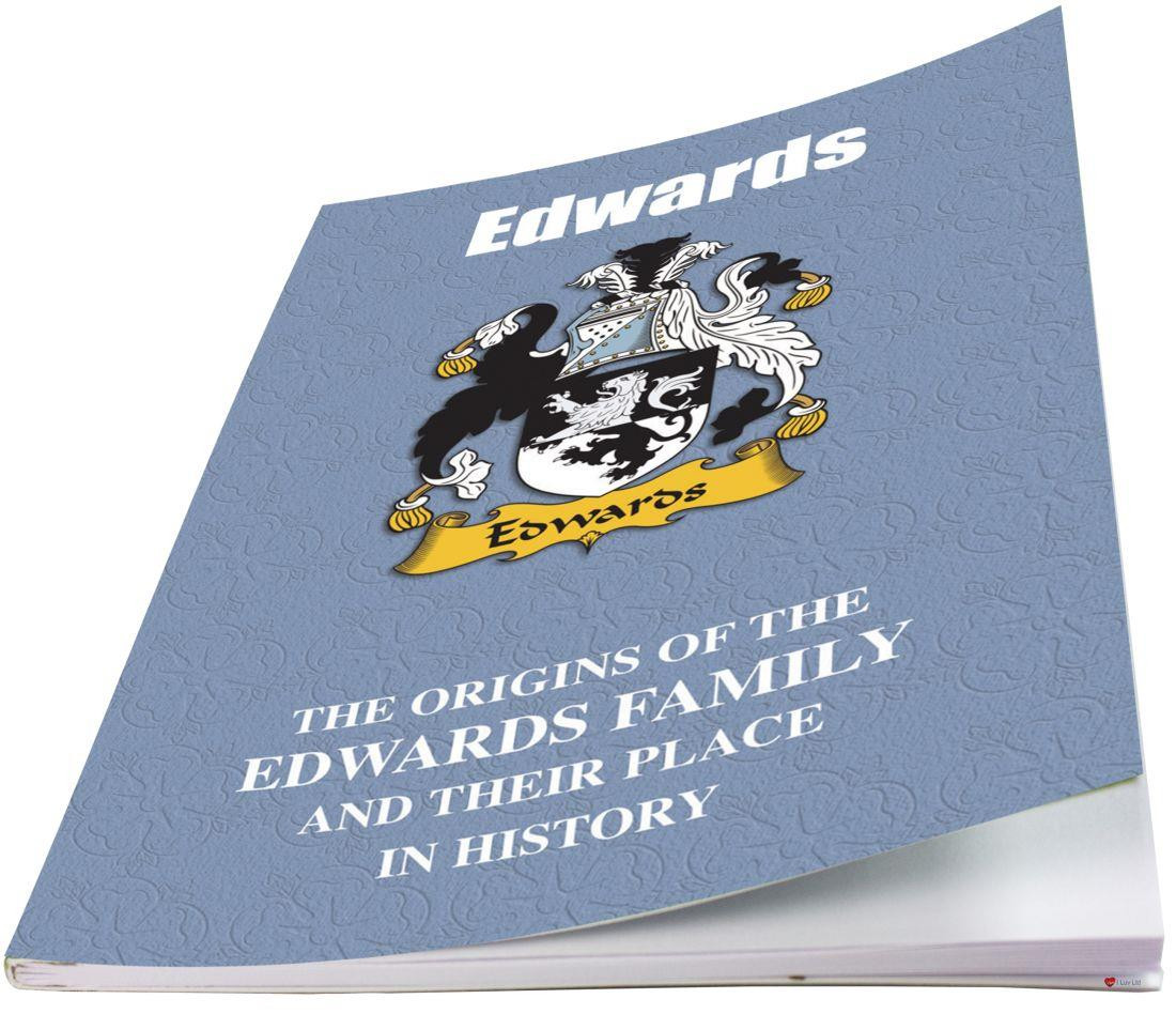 Edwards English Ancestry Family History Booklet with Amazing Facts of this Famous Name