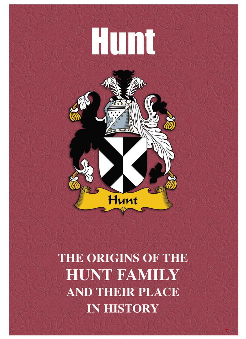 Hunt English Ancestry Family History Booklet with Amazing Facts of this Famous Name
