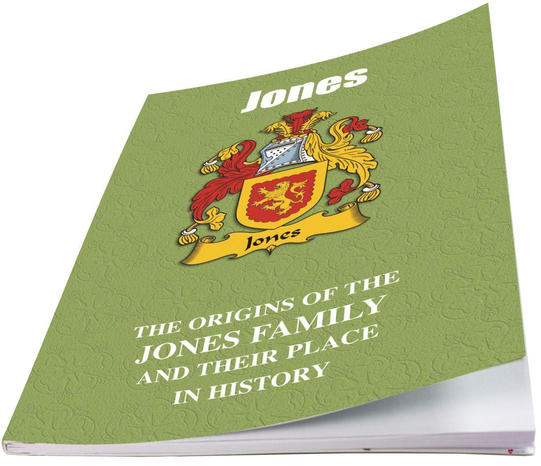 Jones English Ancestry Family History Booklet with Amazing Facts of this Famous Name