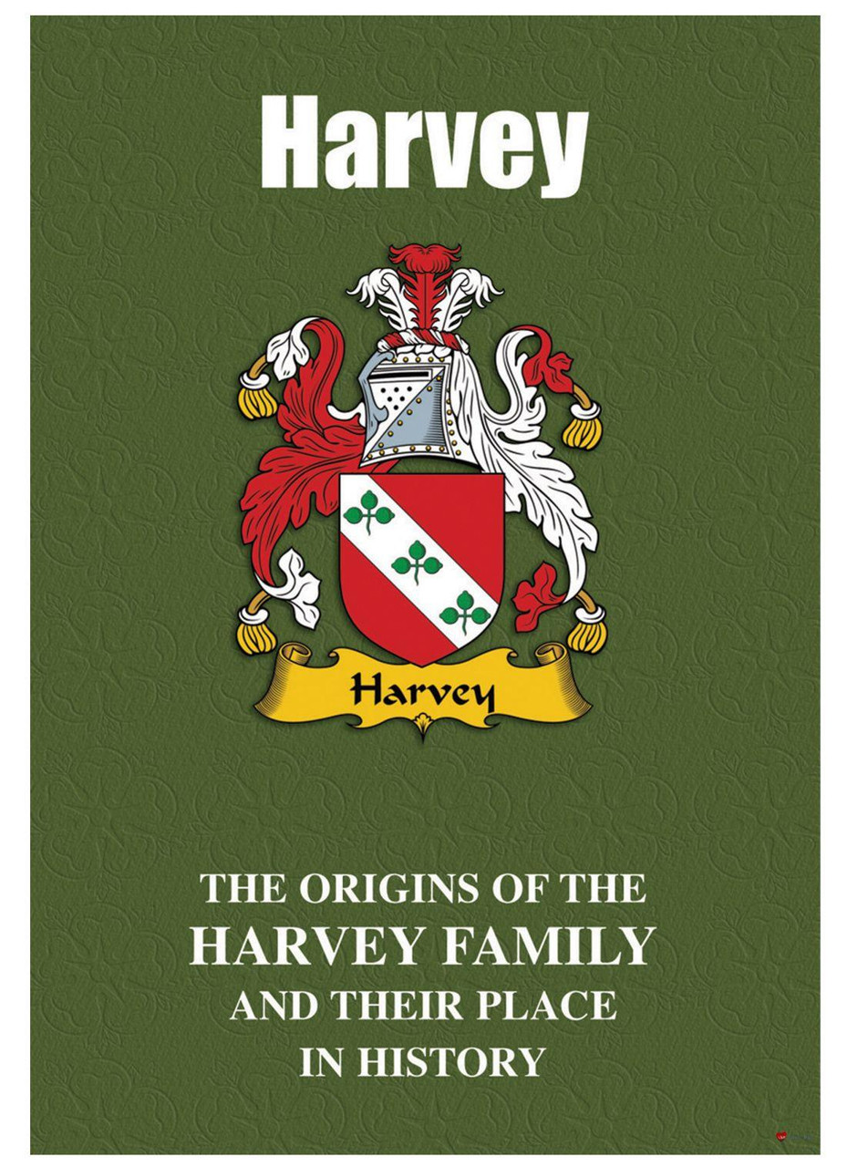 Harvey English Ancestry Family History Booklet with Amazing Facts of this Famous Name
