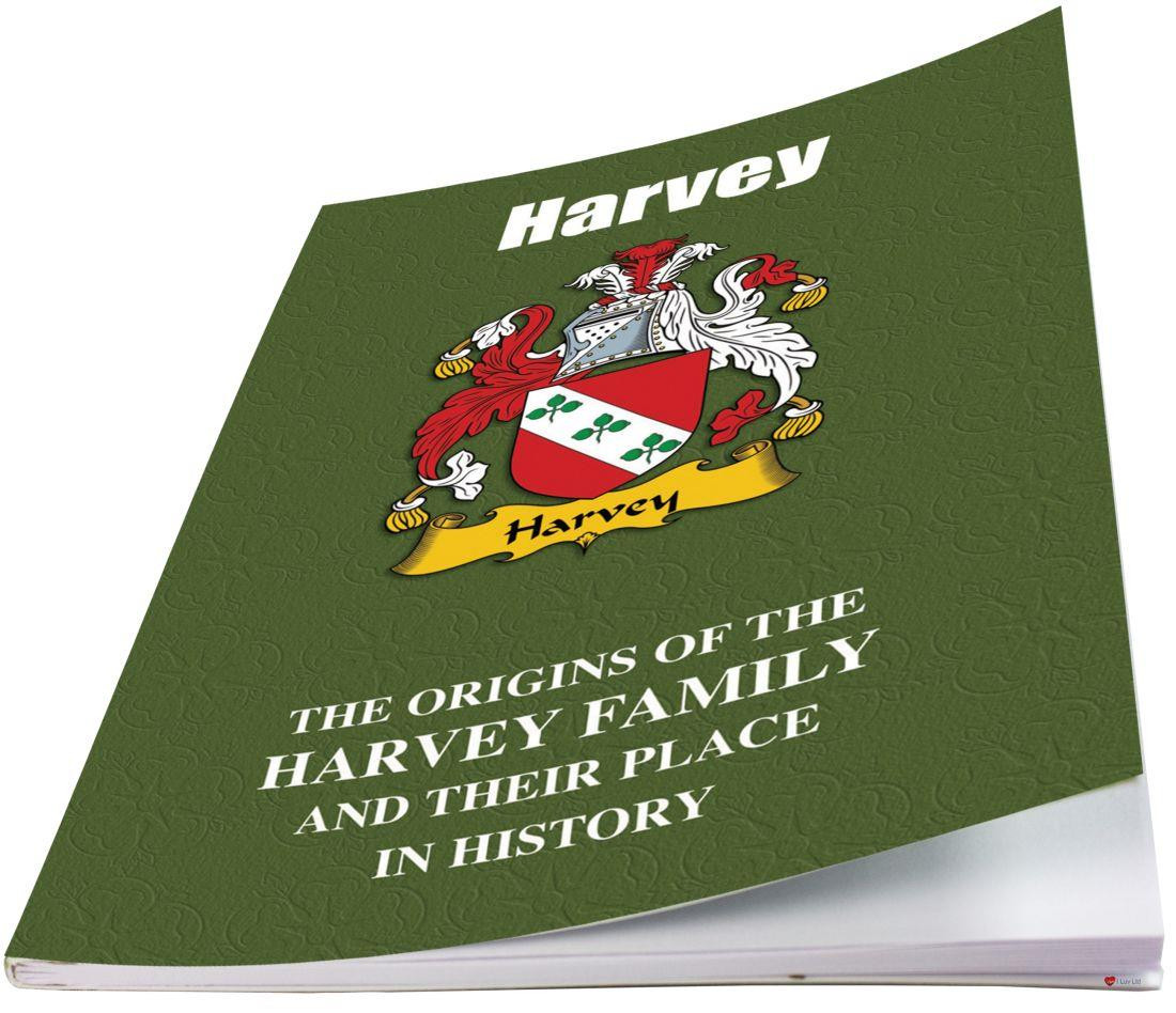 Harvey English Ancestry Family History Booklet with Amazing Facts of this Famous Name