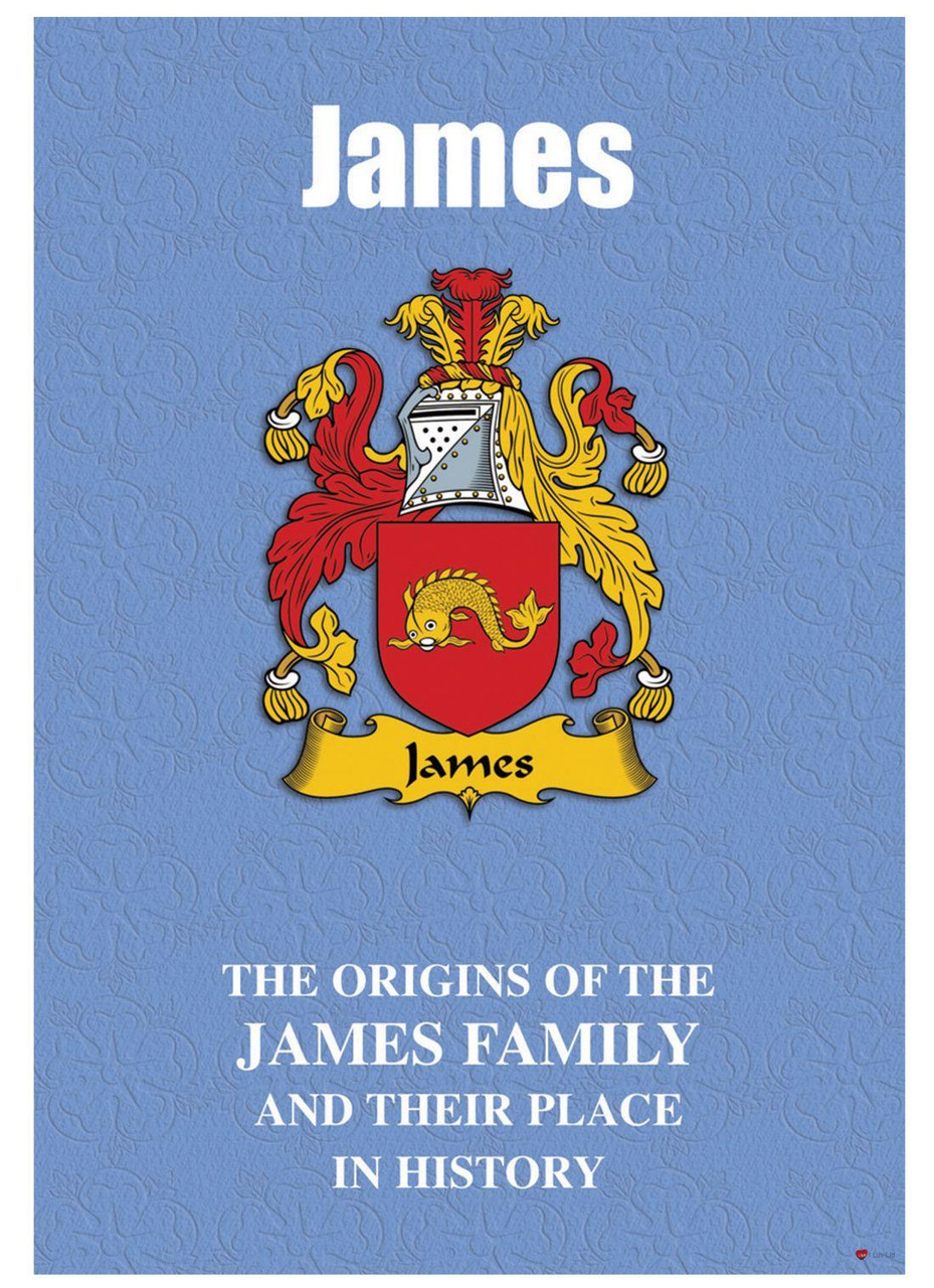 James English Ancestry Family History Booklet with Amazing Facts of this Famous Name