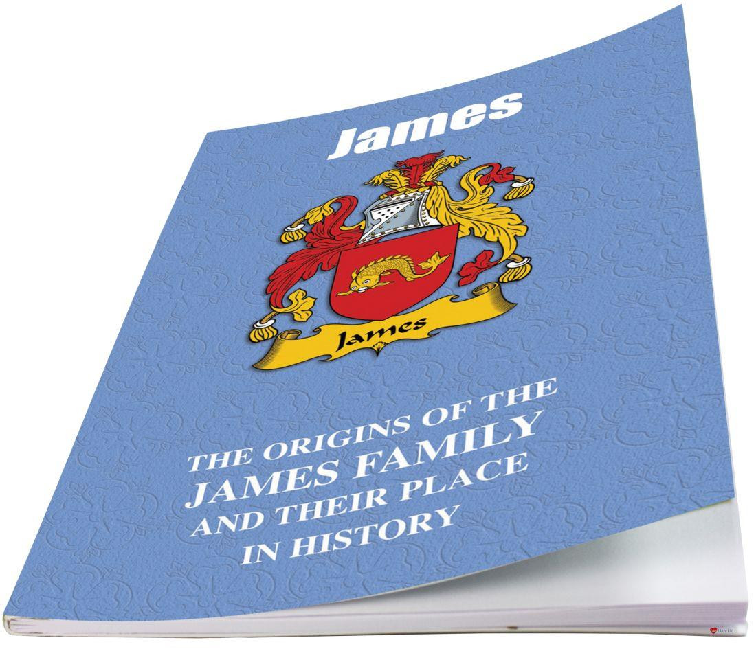 James English Ancestry Family History Booklet with Amazing Facts of this Famous Name