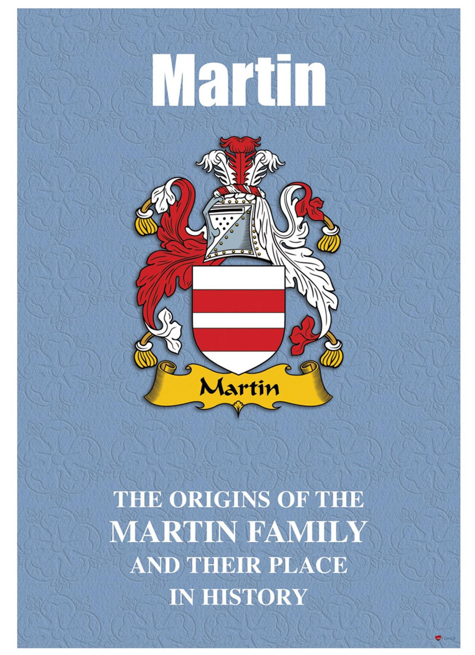 Martin English Ancestry Family History Booklet with Amazing Facts of this Famous Name