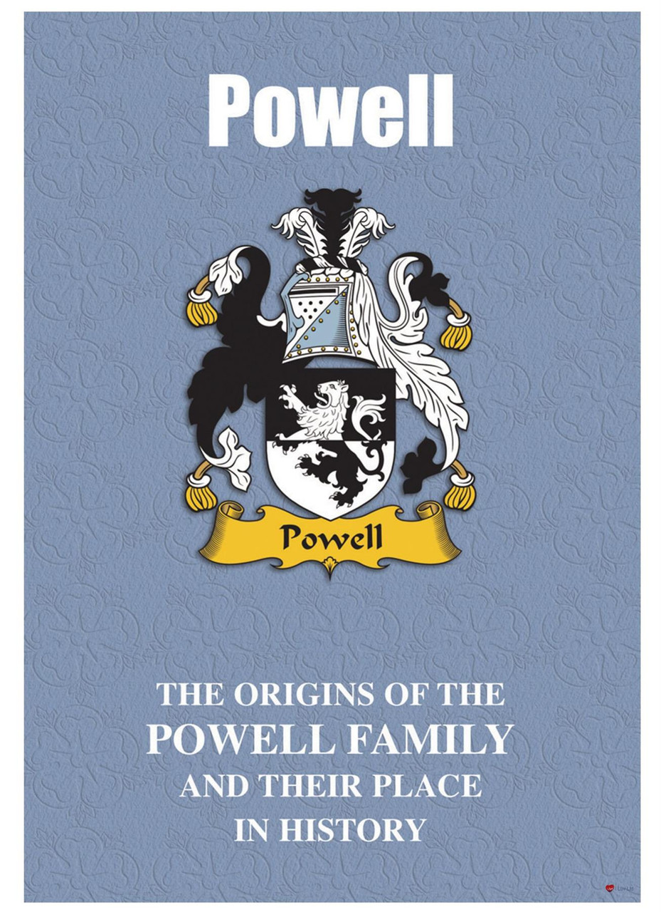 Powell English Ancestry Family History Booklet with Amazing Facts of this Famous Name