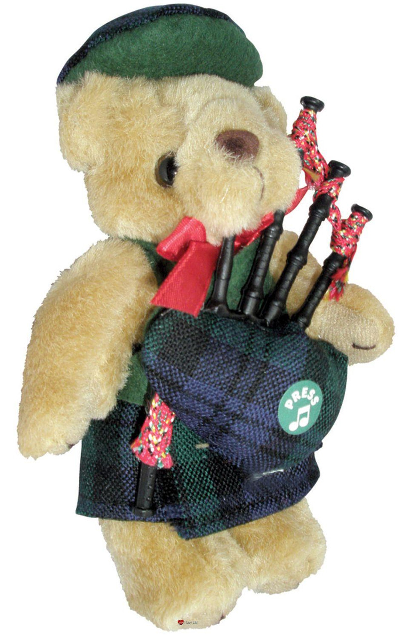 Campbell Clan Musical Teddy Bear, Scottish Gift, Made in Scotland