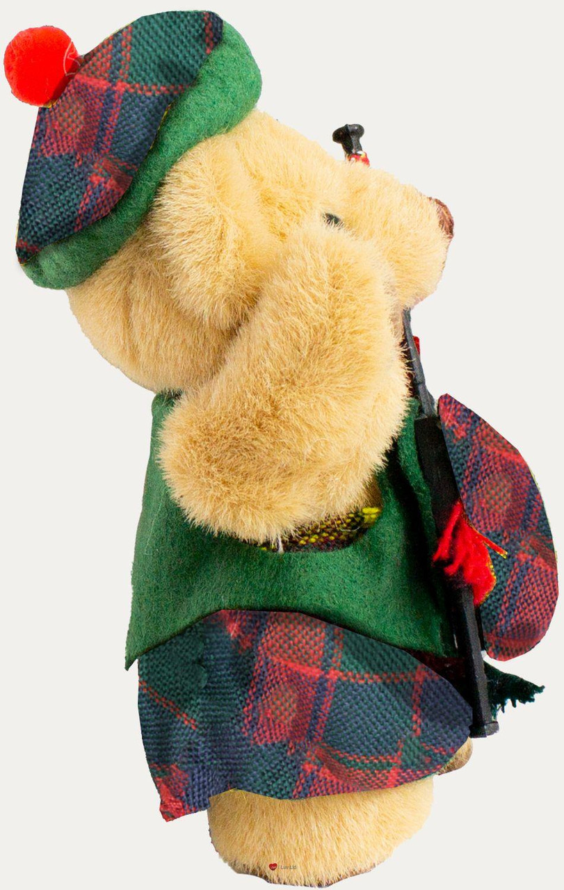 Robertson Clan Musical Teddy Bear, Scottish Gift, Made in Scotland