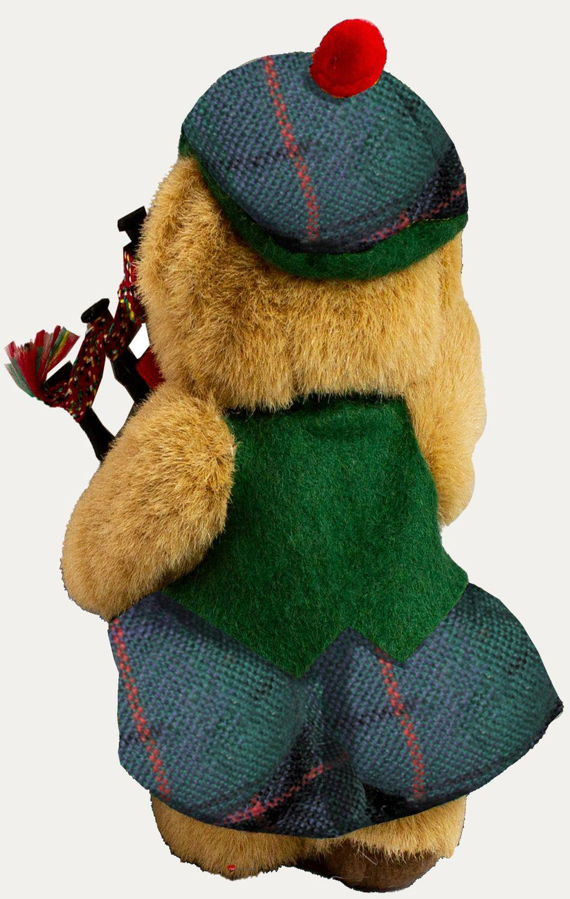 Davidson Clan Musical Teddy Bear, Scottish Gift, Made in Scotland