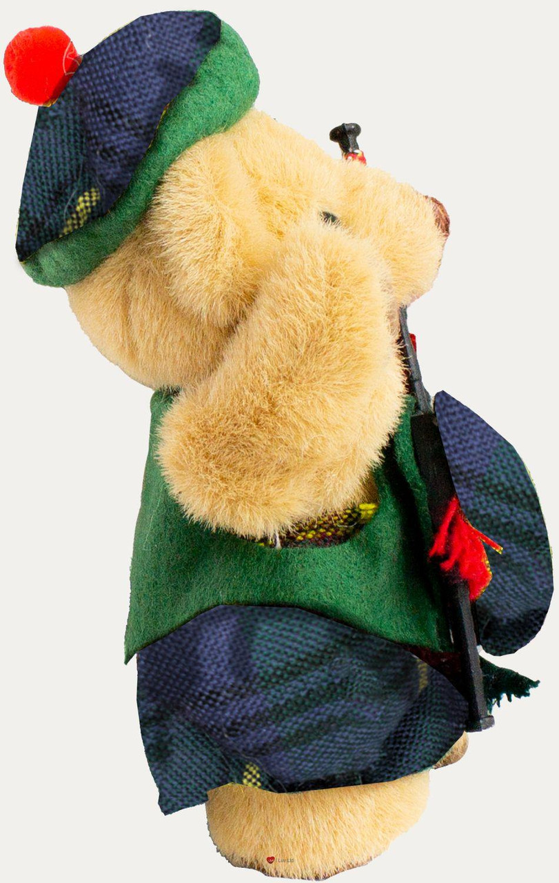 Johnstone Clan Musical Teddy Bear, Scottish Gift, Made in Scotland