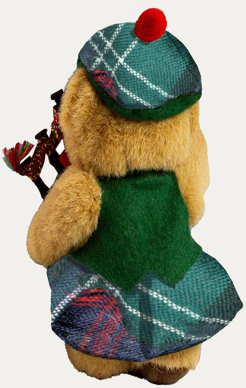 Sutherland Clan Musical Teddy Bear, Scottish Gift, Made in Scotland