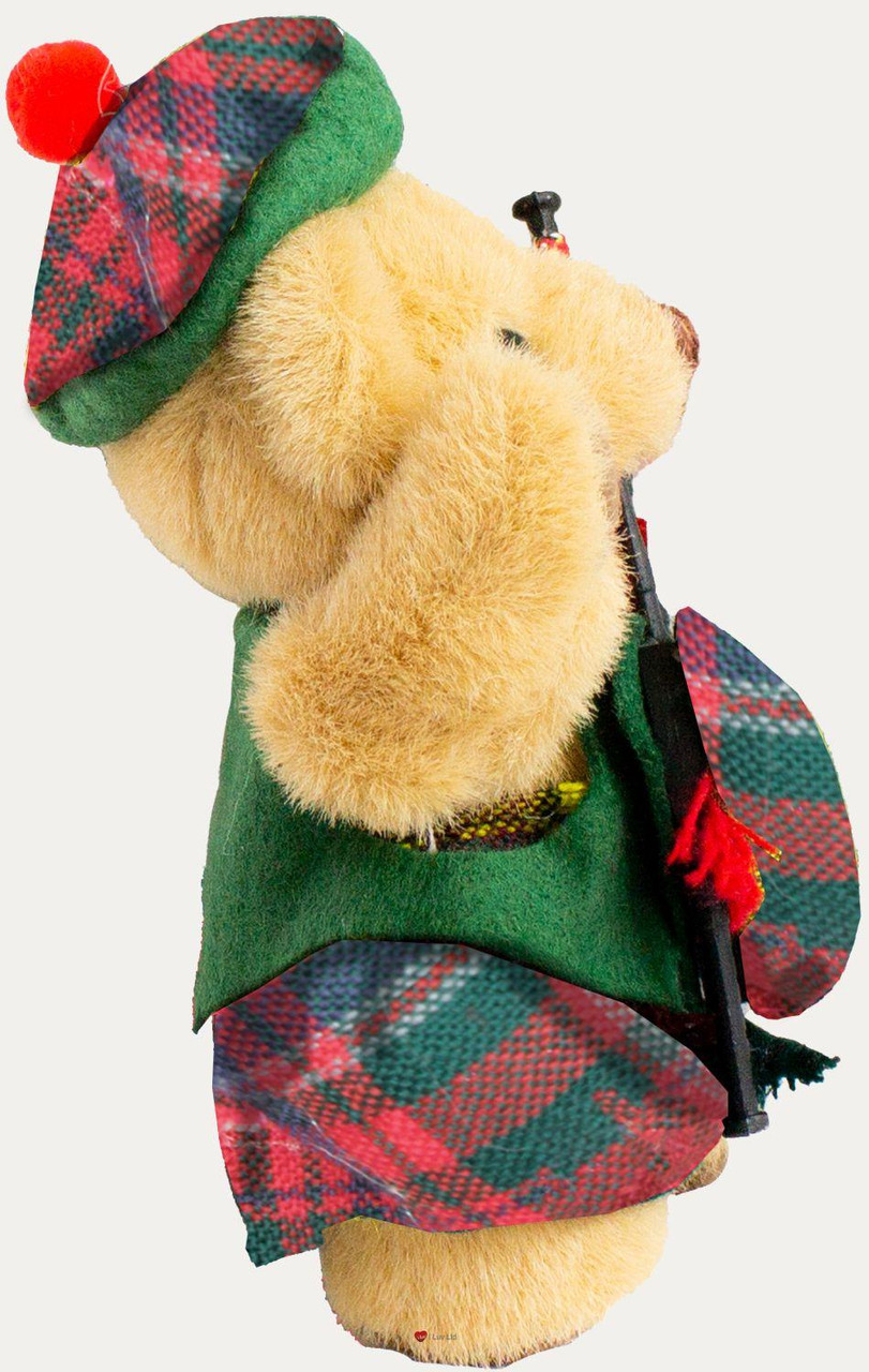 MacDougall Clan Musical Teddy Bear, Scottish Gift, Made in Scotland