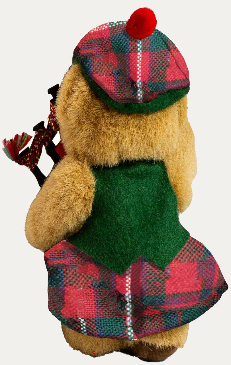 MacKinnon Clan Musical Teddy Bear, Scottish Gift, Made in Scotland