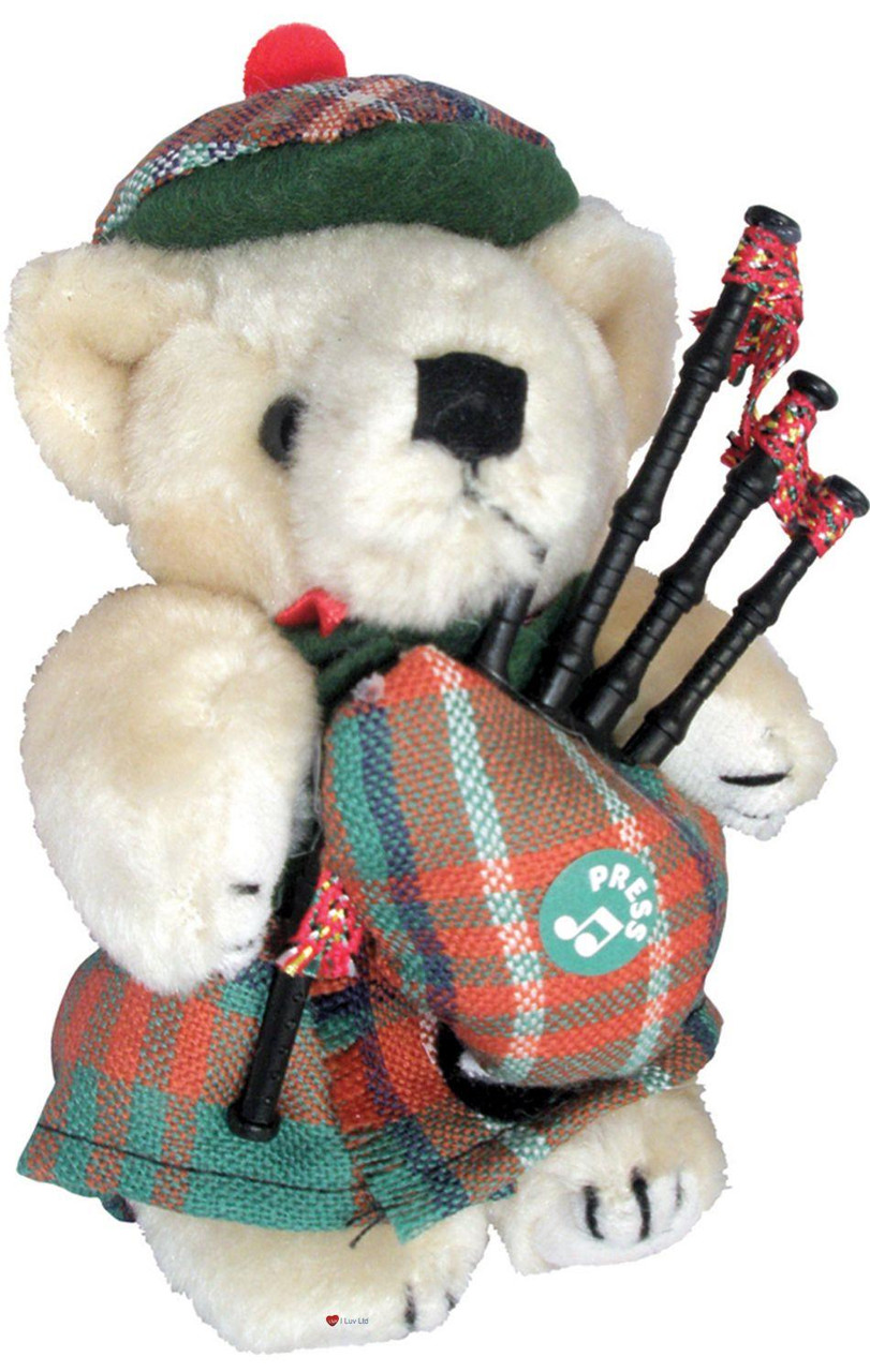 Wilson Clan Musical Teddy Bear, Scottish Gift, Made in Scotland
