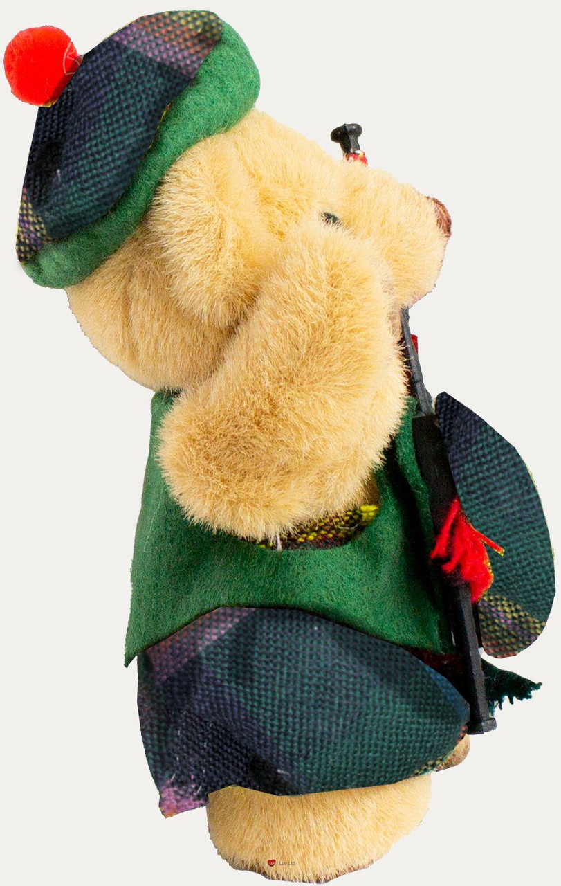 Young Clan Musical Teddy Bear, Scottish Gift, Made in Scotland