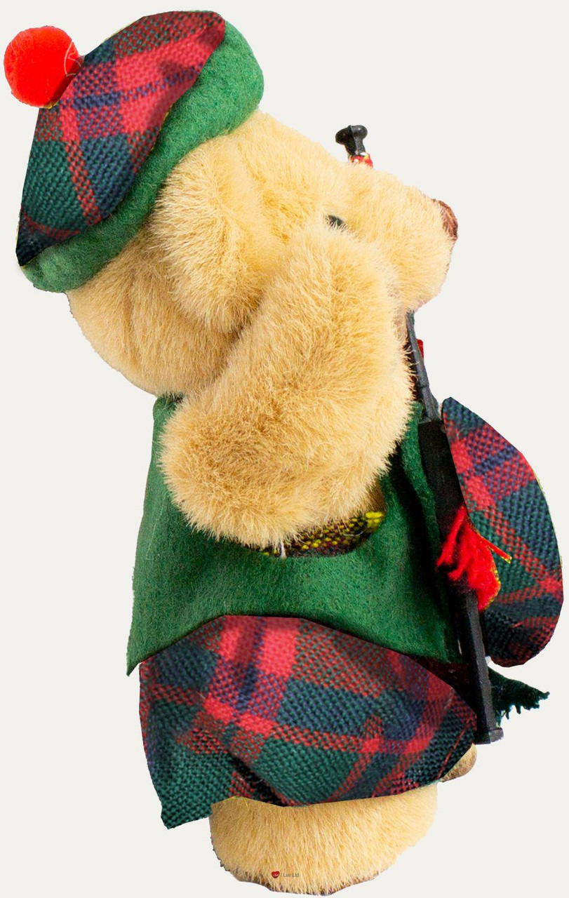 MacIntosh Clan Musical Teddy Bear, Scottish Gift, Made in Scotland