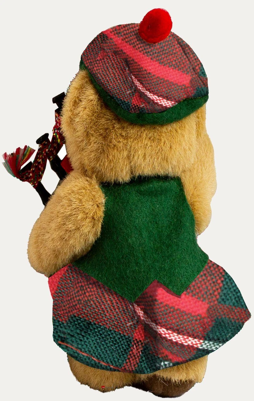 MacGregor Clan Musical Teddy Bear, Scottish Gift, Made in Scotland
