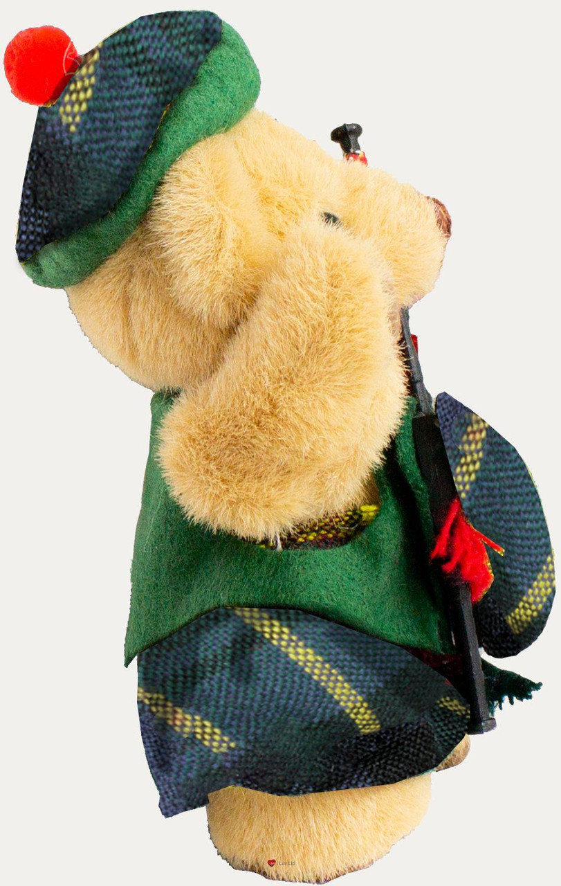 Gordon Clan Musical Teddy Bear, Scottish Gift, Made in Scotland