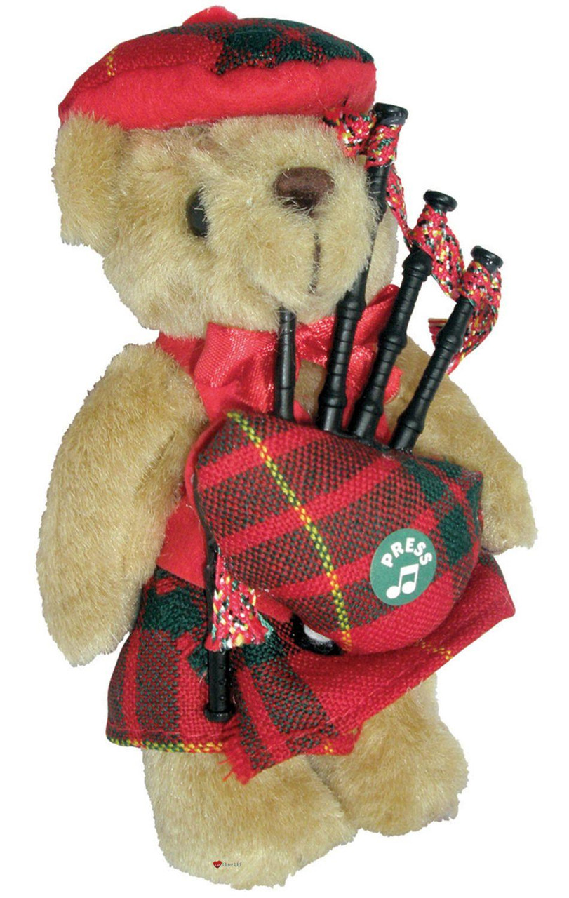 Martin Clan Musical Teddy Bear, Scottish Gift, Made in Scotland