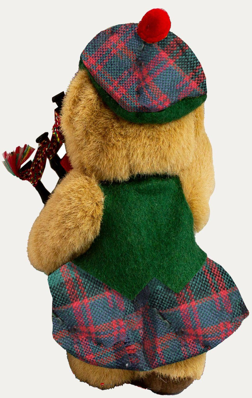 MacDonald Clan Musical Teddy Bear, Scottish Gift, Made in Scotland