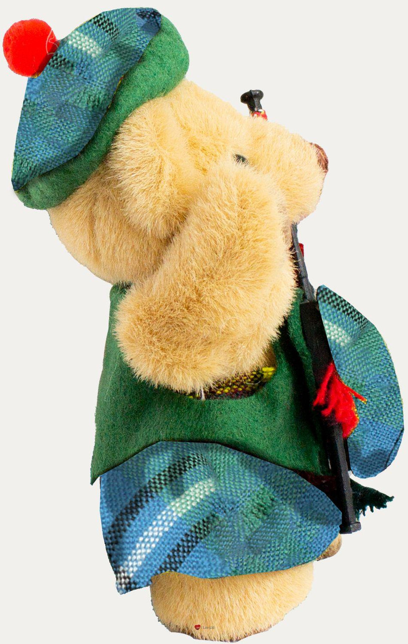Irvine Clan Musical Teddy Bear, Scottish Gift, Made in Scotland
