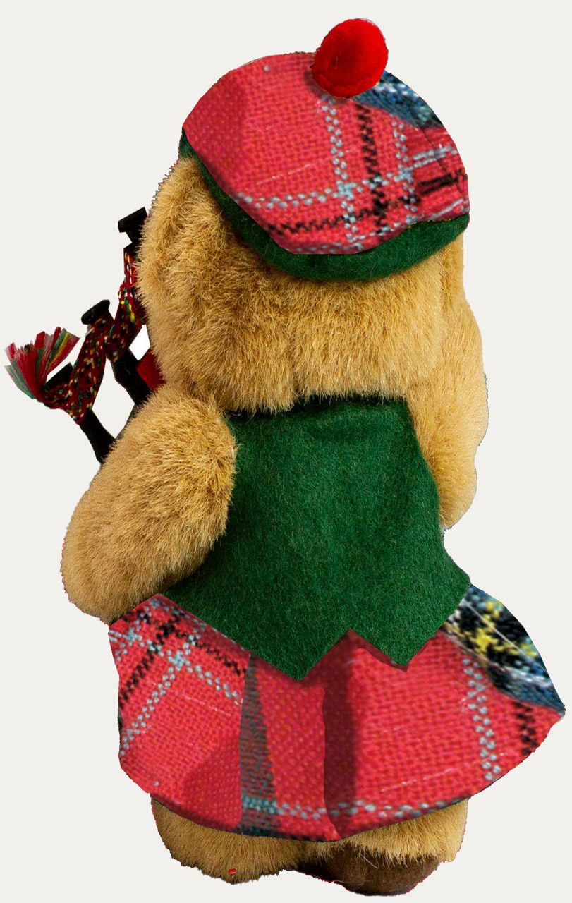 MacLean Clan Musical Teddy Bear, Scottish Gift, Made in Scotland