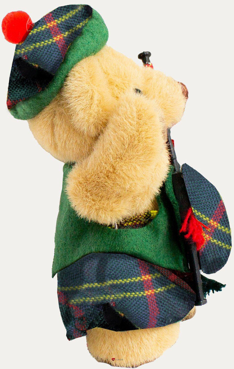 Walker Clan Musical Teddy Bear, Scottish Gift, Made in Scotland