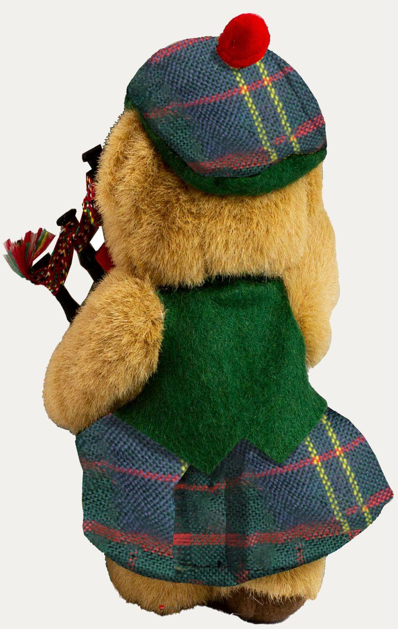 MacMillan Clan Musical Teddy Bear, Scottish Gift, Made in Scotland