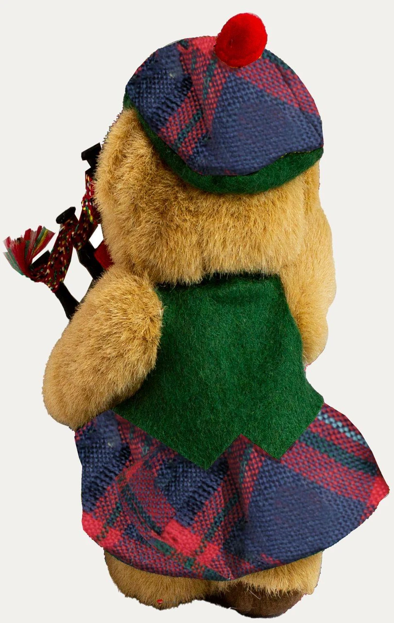 MacIntyre Clan Musical Teddy Bear, Scottish Gift, Made in Scotland