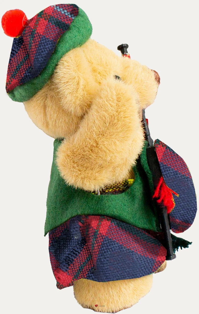 MacIntyre Clan Musical Teddy Bear, Scottish Gift, Made in Scotland