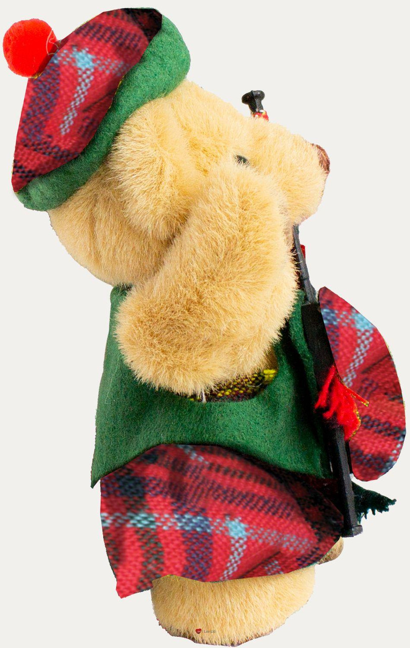 Grant Clan Musical Teddy Bear, Scottish Gift, Made in Scotland