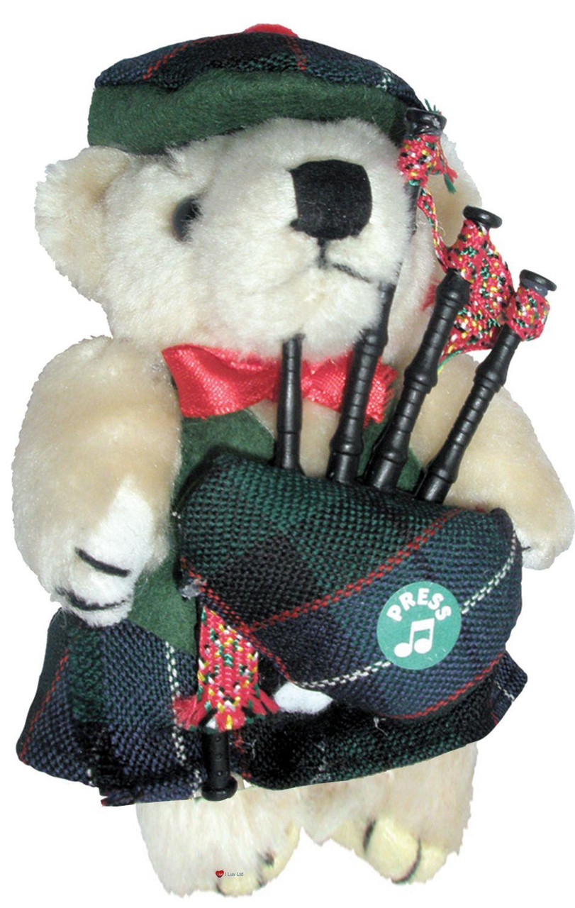 Hunter Clan Musical Teddy Bear, Scottish Gift, Made in Scotland