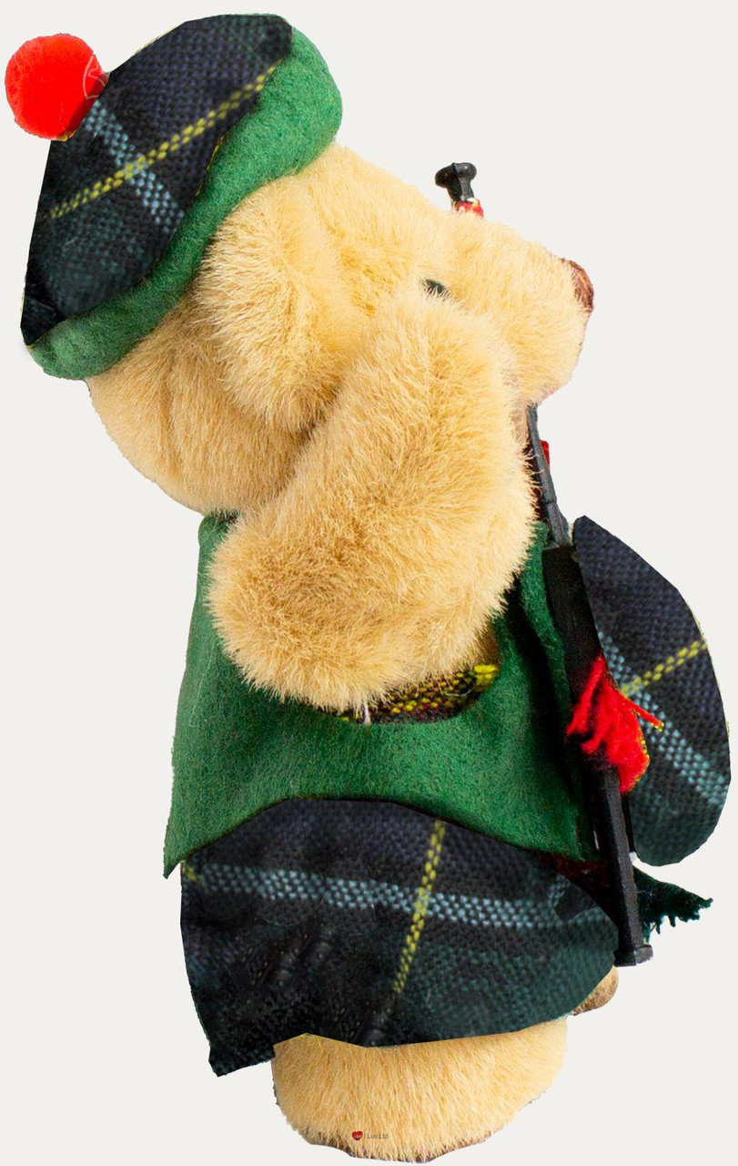 MacInnes Clan Musical Teddy Bear, Scottish Gift, Made in Scotland