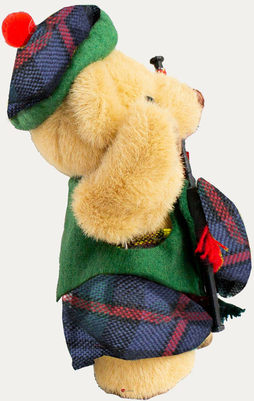 Mackenzie Clan Musical Teddy Bear, Scottish Gift, Made in Scotland