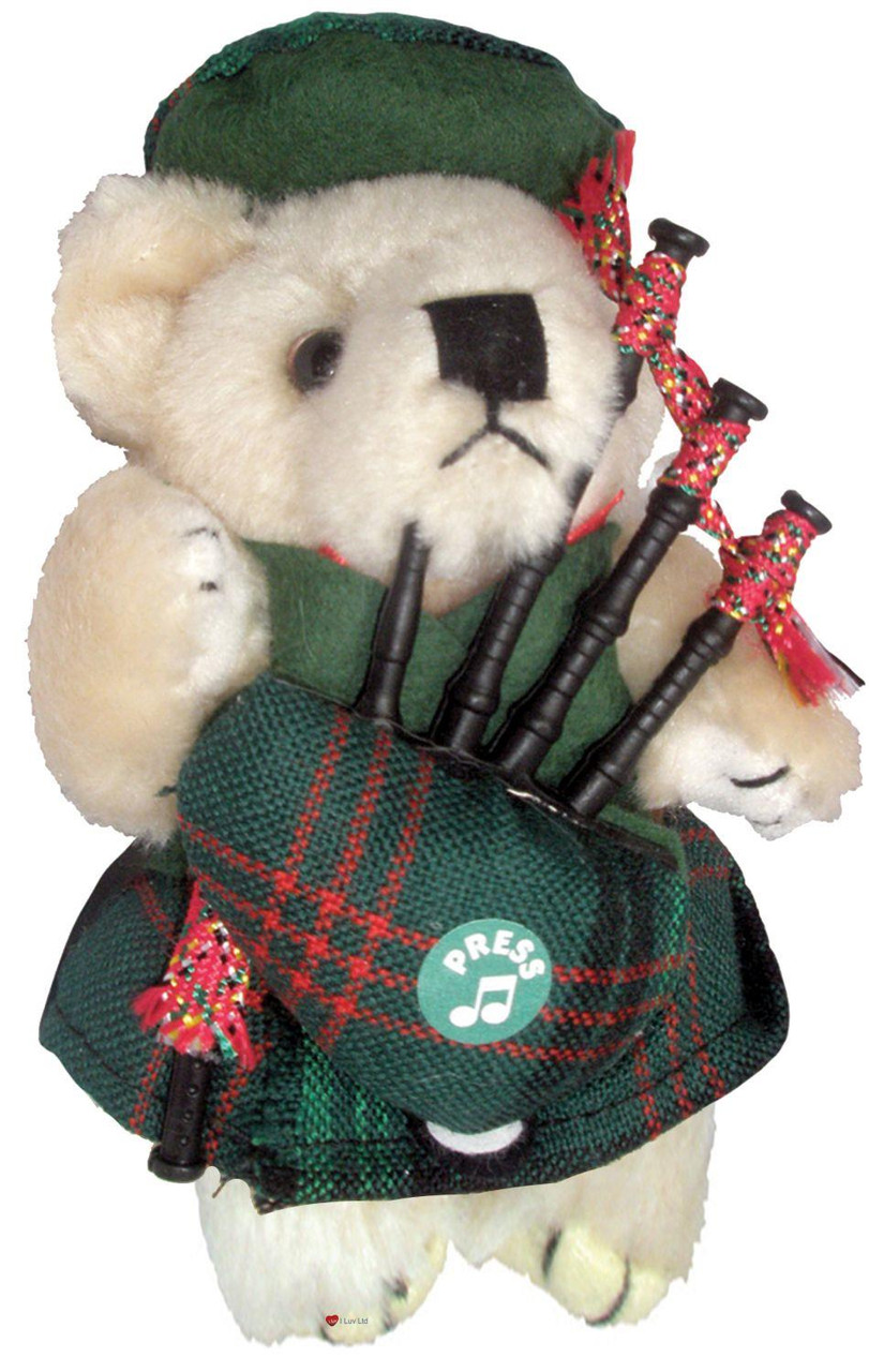 Ross Clan Musical Teddy Bear, Scottish Gift, Made in Scotland