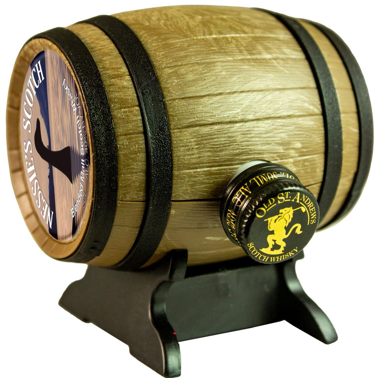 Miniature Malt Whisky Barrel Nessie Scottish Gift