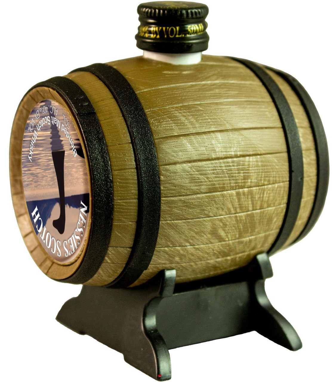 Miniature Malt Whisky Barrel Nessie Scottish Gift