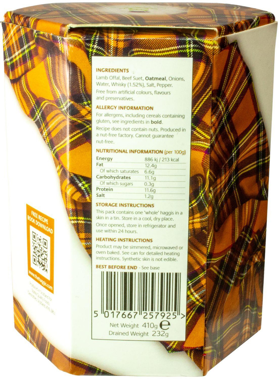Traditional Scotch Haggis Scotch Whisky Flavour