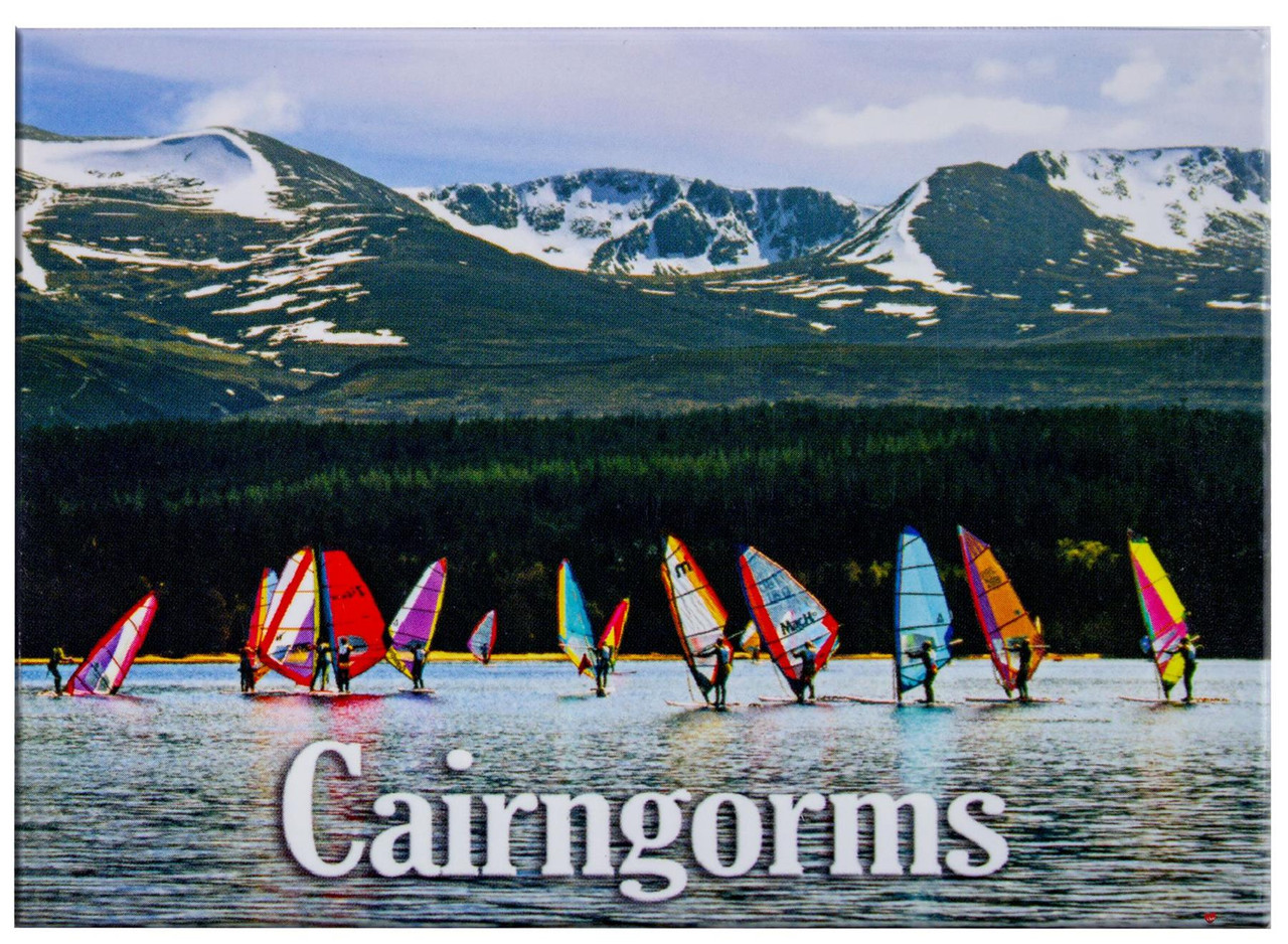 Cairngorms View Metallic Magnet