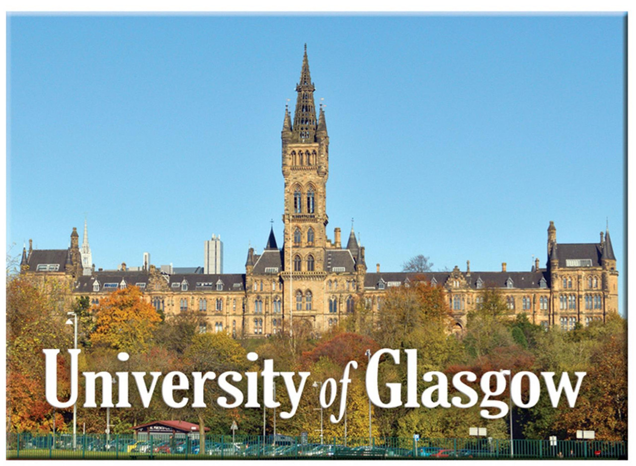 University Of Glasgow Scenic Metallic Magnet