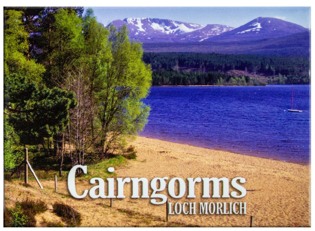 Cairngorms Loch Morlich View Metallic Magnet
