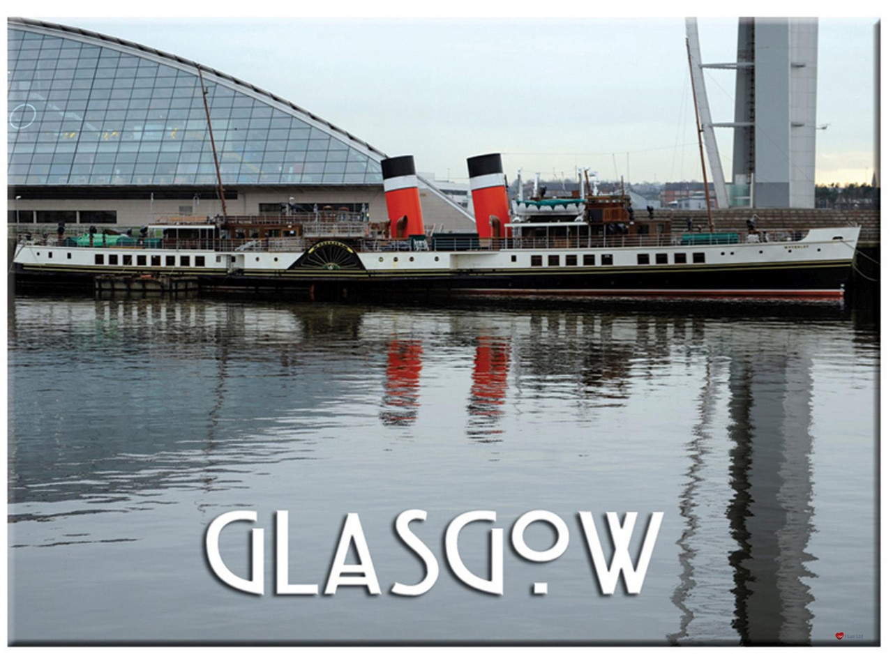 Glasgow Waverly Scenic Metallic Magnet