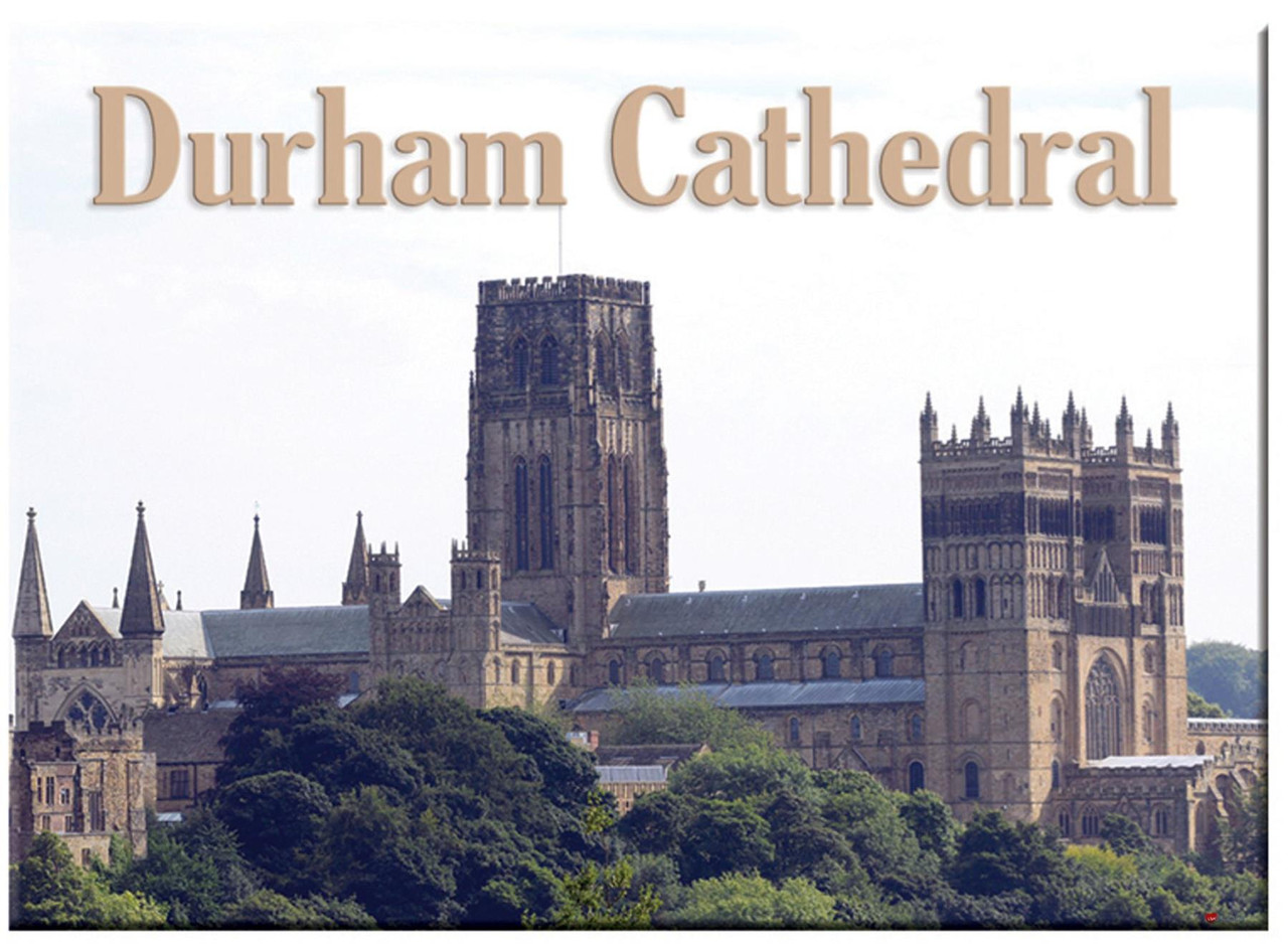 Durham Cathedral Newcastle Scenic Picture Metallic Magnet