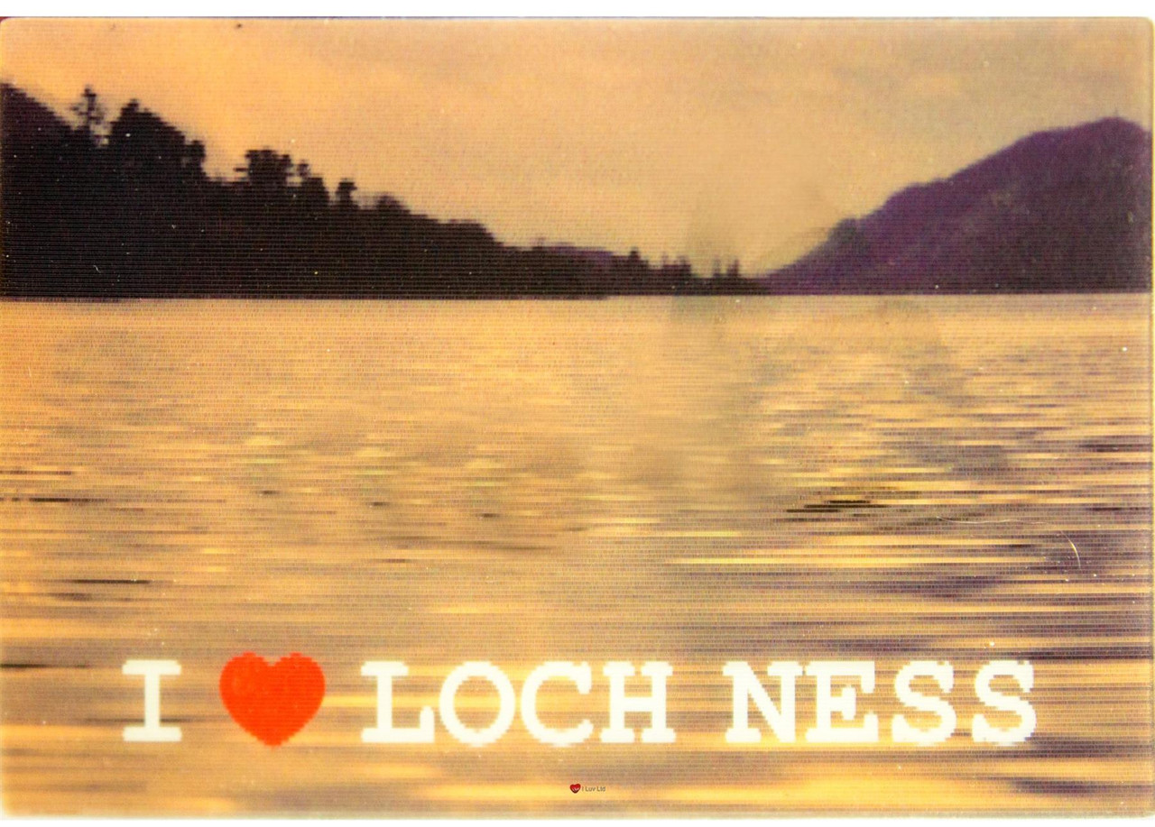 Nessie Revealed Fridge Magnet 3D Hologram Lenticular Effect