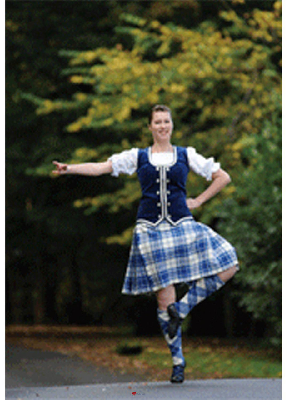 Highland Dancer Moving Fridge Magnet 3D Hologram Lenticular Effect