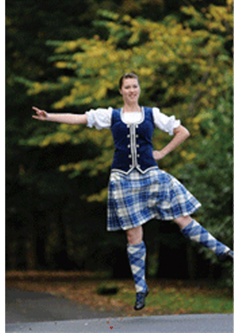 Highland Dancer Moving Fridge Magnet 3D Hologram Lenticular Effect