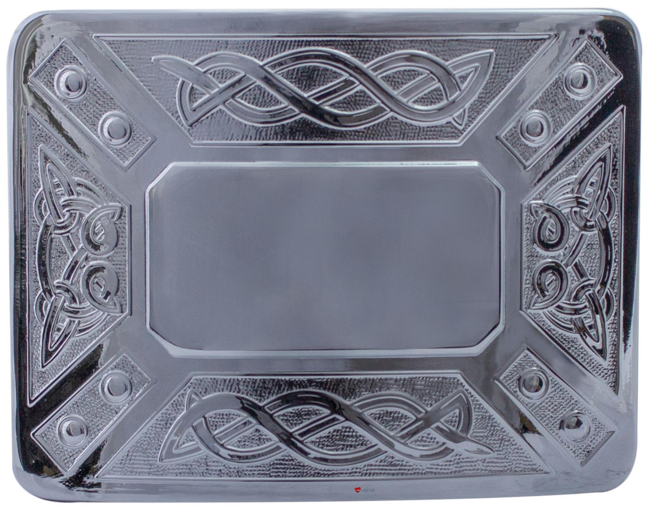 Original Celtic Knot Dress Kilt Belt Buckle Scottish Made