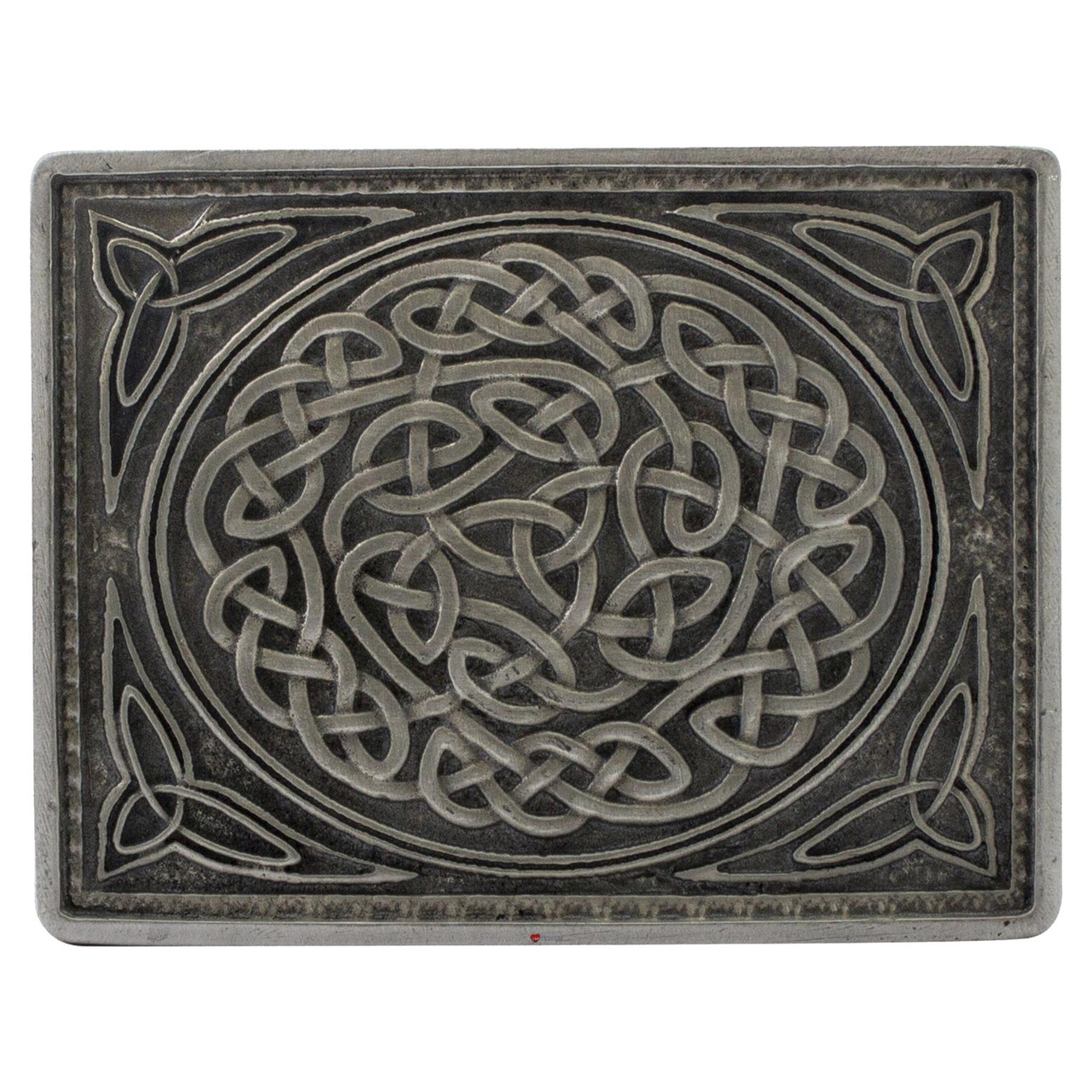 Pewter Knot Kilt Buckle 2 Styles Scottish Made