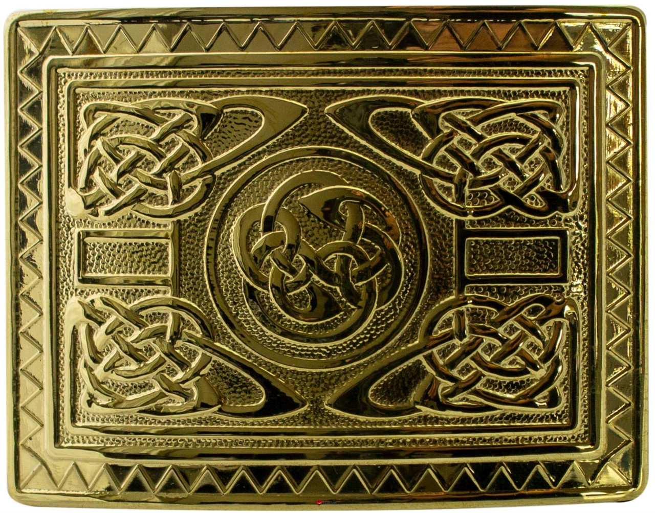 Highland Swirl Kilt Belt Buckle Scottish Made